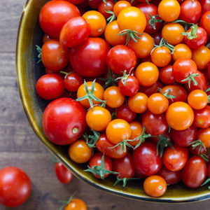 - 1 pint - Red & Orange Cherry Tomatoes - Windswept Farm