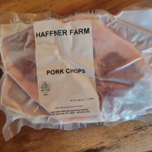 - 2 Pork Chops - Haffner Farm