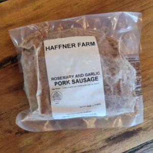 - Rosemary & Garlic Pork Sausage - Haffner Farm